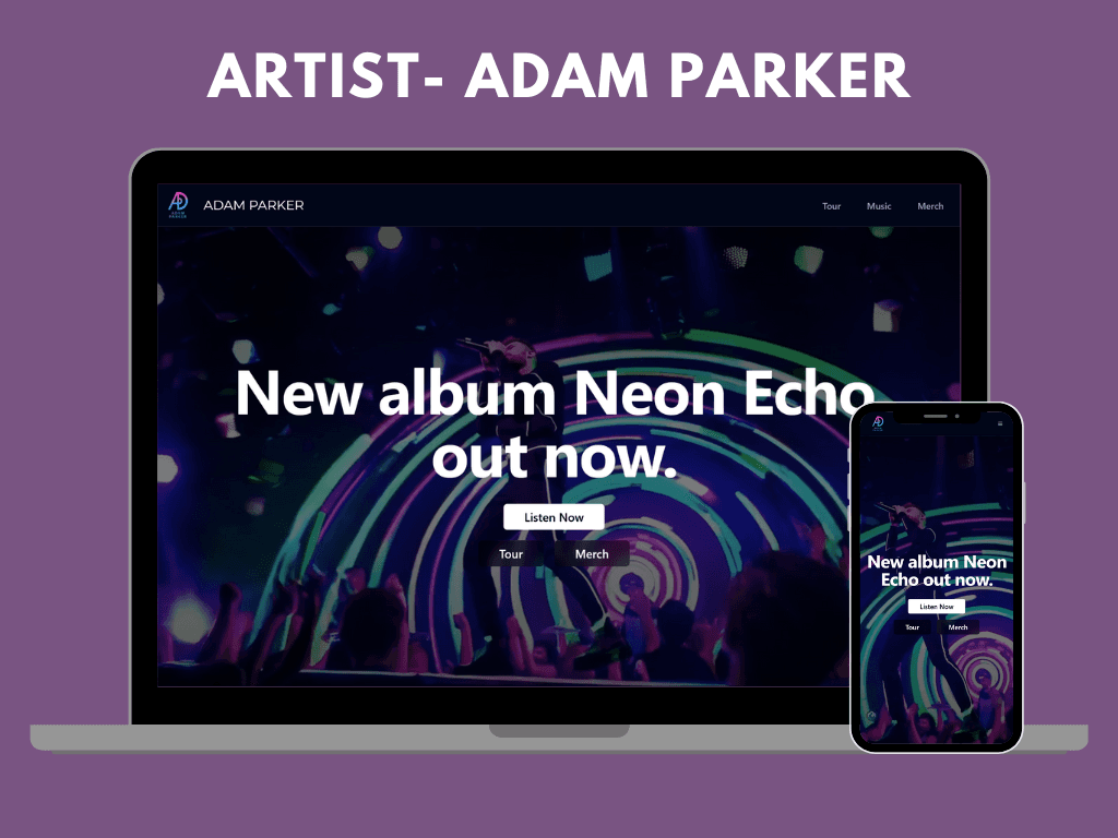 Adam Parker- Artist preview